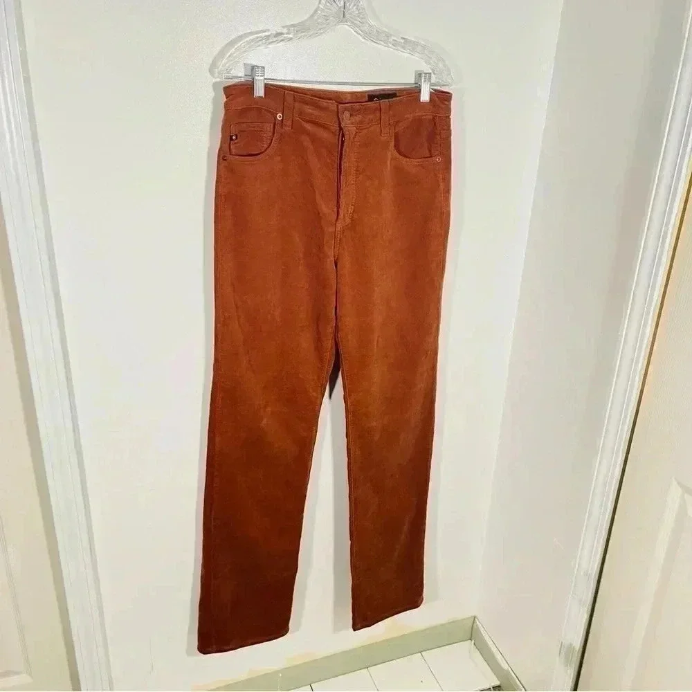 NWT AG Adriano Goldschmied Alexxis Boot High-Rise Vintage Corduroy Jeans Canyon